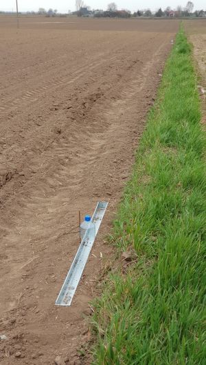 Pułapka feromonowa na plantacji buraka